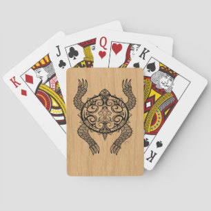 Schildkrötenzeichnung Spielkarten