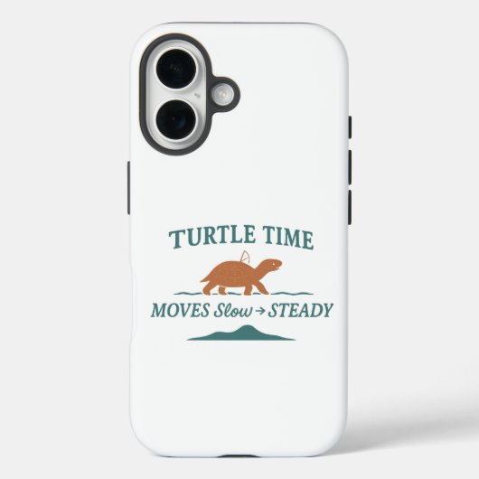 Schildkrötenzeit vergeht langsam und stetig Case-Mate iPhone hülle (Rückseite)