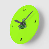 Schildkröteuhr Runde Wanduhr (Winkel)