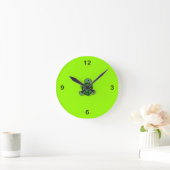 Schildkröteuhr Runde Wanduhr (Zuhause)