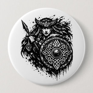 Schildmaid-Speer-Sigil – Mythic Warrior Ink Button
