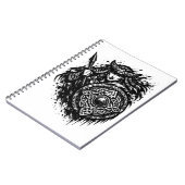 Schildmaid-Speer-Sigil – Mythic Warrior Ink Notizblock (Linke Seite)