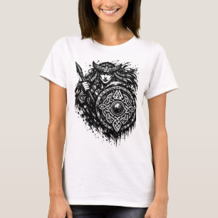 Schildmaid-Speer-Sigil – Mythic Warrior-Tinte T-Shirt
