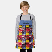 Schildmuster Schürze (Getragen)