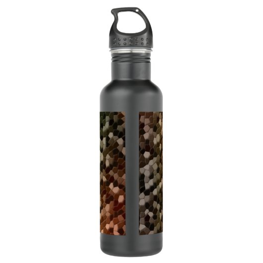 Schildpatt-Camouflage Trinkflasche (Rückseite)