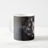 Schildpatt-Kätzchen Kaffeetasse (Vorderseite Links)
