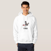 Schildpatt-Katzen-Sweatshirt Hoodie (Vorne ganz)