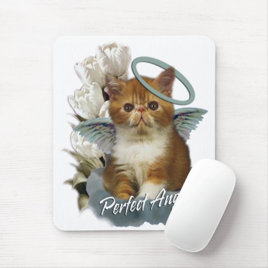 Schildpatt-Perser-Engel Mousepad (Mit Mouse)