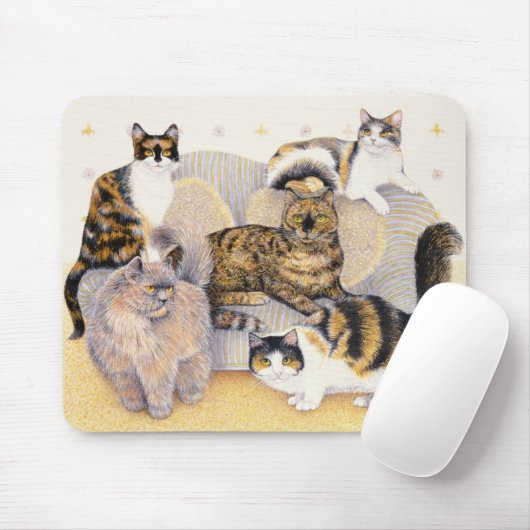 Schildpattdamen Mousepad (Mit Mouse)