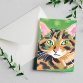 Schildpattkatze Postkarte