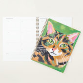 Schildpattkatze Wasserfarben Kunst Planer (Anzeige)