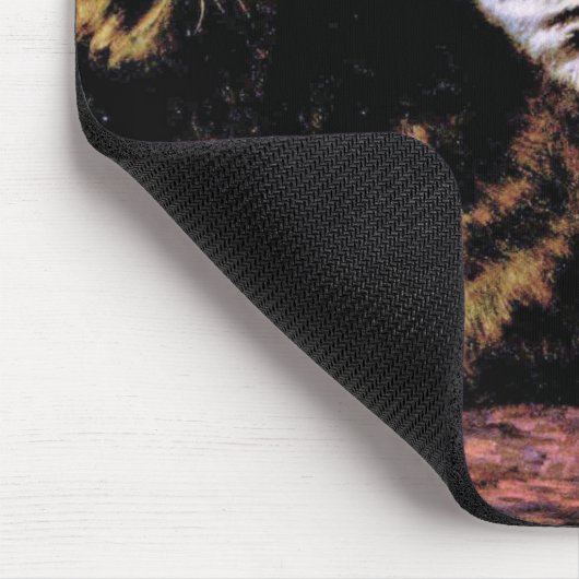 Schildpattund Silbertabby-Katzen Mousepad (Ecke)