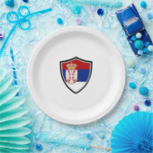 Schildschild Pappteller (Party)