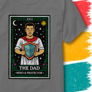 Schildtragender Vater Mystic Tarot Illustration T-Shirt