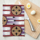 Schildüberwachung Handtuch (Viertel Falte)