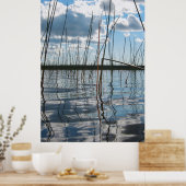 Schilf am Rice Lake – Oberhalb der Halbinsel Poster (Küche)