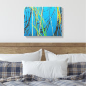 Schilf im See Leinwanddruck (Insitu (Schlafzimmer))