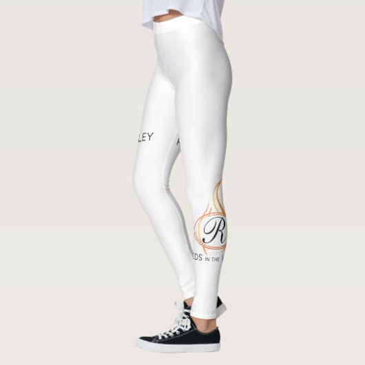 Schilf im Valley Circle R Logo Yoga Leggings (Links)