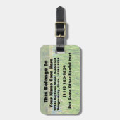 Schilfteich Gepäckanhänger (Vorderseite vertikal)