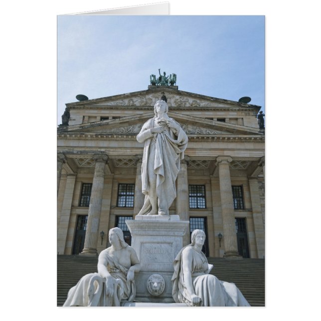 Schiller Statue in Berlin (Vorne)