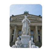 Schiller Statue in Berlin Magnet (Vertikal)