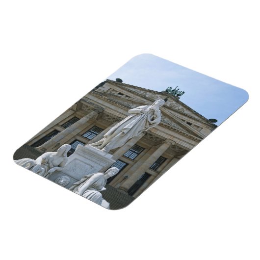 Schiller Statue in Berlin Magnet (Linke Seite)