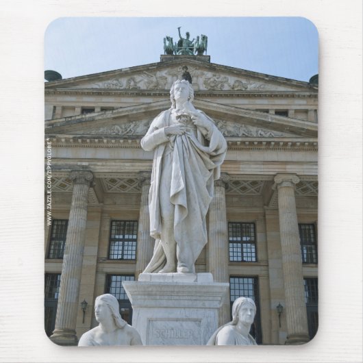 Schiller Statue in Berlin Mousepad (Vorne)