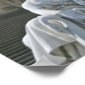 Schiller Statue in Berlin Poster (Ecke)