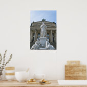 Schiller Statue in Berlin Poster (Küche)