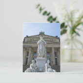 Schiller-Statue in Berlin Postkarte (Stehend Vorderseite)
