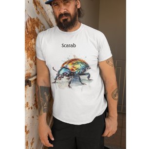 Schillerkäfer in Aquarell, individuell T-Shirt