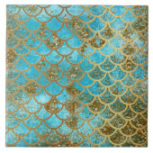 Schillernde aquamarine fliese (Vorderseite)