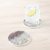 Schillernde Aura-Kristalle Untersetzer (Seite)