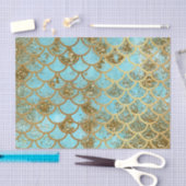 Schillernde blaue seidenpapier (Handwerk)