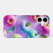 Schillernde Candy-Apple-Kunst iPhone 16 Hülle (Rückseite (Horizontal))