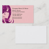 Schillernde Friseur-Visitenkarten Visitenkarte (Vorne/Hinten)