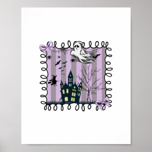 Schillernde Kokette Halloween Poster