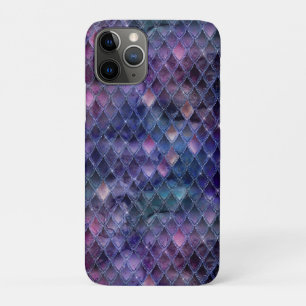 Schillernde lila Ombre- & Glitter-Drachenschuppen Case-Mate iPhone Hülle