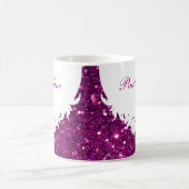 Schillernde Monogramm-Kaffee-Tasse Kaffeetasse (Mittel)