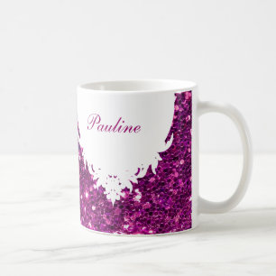 Schillernde Monogramm-Kaffee-Tasse Kaffeetasse