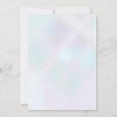 Schillernde Perle 30. Hochzeitstag Einladung (Rückseite)