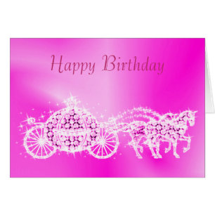 Schillernde Prinzessin Pink Coach u.