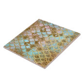 Schillernde rosa fliese (Seite)