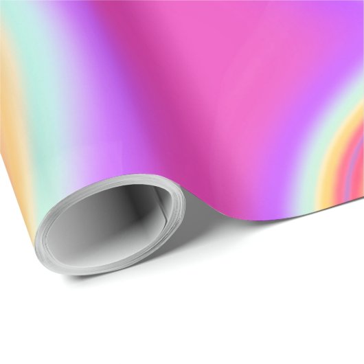 Schillernde rosa flüssige Beschaffenheit 6 Geschenkpapier (Rolleneckpunkt)