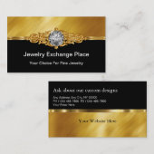 Schillernde Schmuck-Visitenkarten Visitenkarte (Vorne/Hinten)