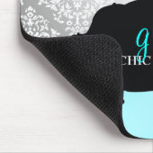 Schillernder Butike-Türkis des Chic-311 Mousepad (Ecke)