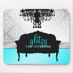 Schillernder Butike-Türkis des Chic-311 Mousepad