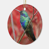 Schillernder Glanz Keramik Ornament (Links)