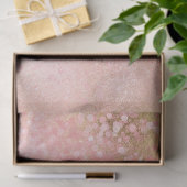 Schillernder Goldrosaconfetti-bezaubernder Schein Seidenpapier (Geschenk)