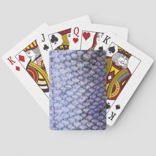 Schillernder Lachs Spielkarten (Rückseite)